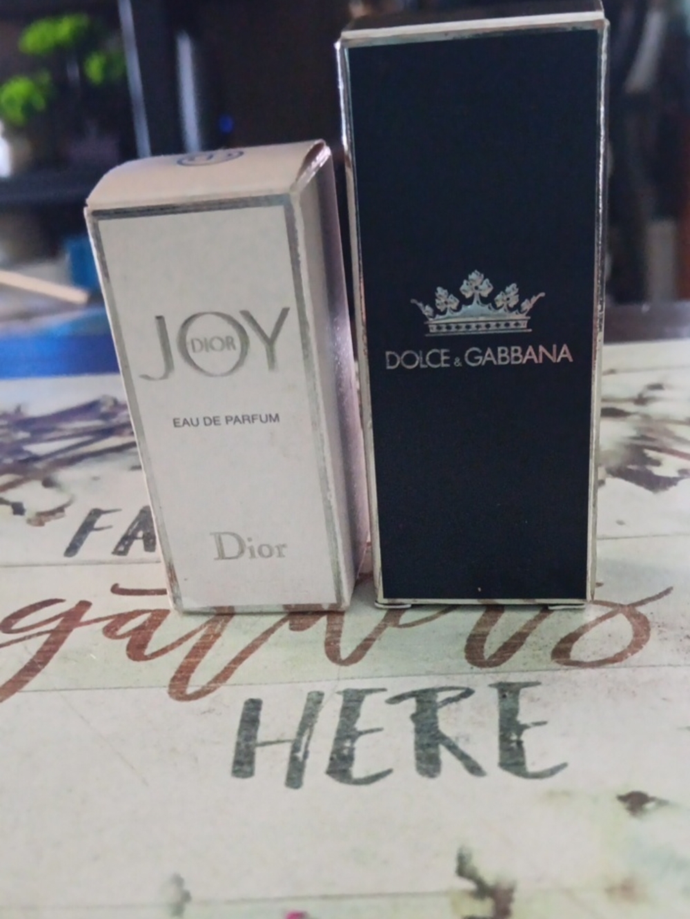 Dior Joy & Dolce & Gabbana Black Gift-Style Fragrance Boxes